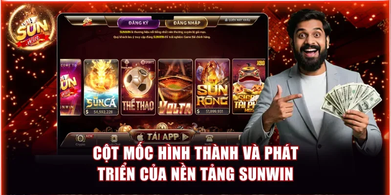 Sunwin ⭐ Link Tải Sunwin IOS, APK/Android Chính Thức, Mới Nhất 14 cot moc hinh thanh va phat trien cua nen tang sunwin