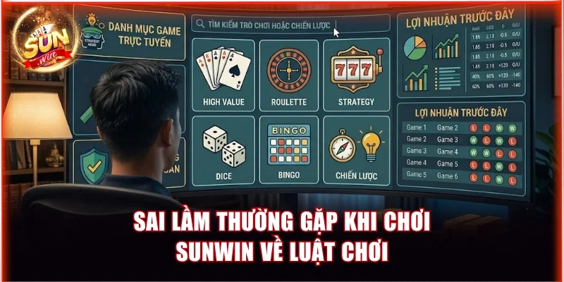 Sai lầm thường gặp khi chơi Sunwin về luật chơi